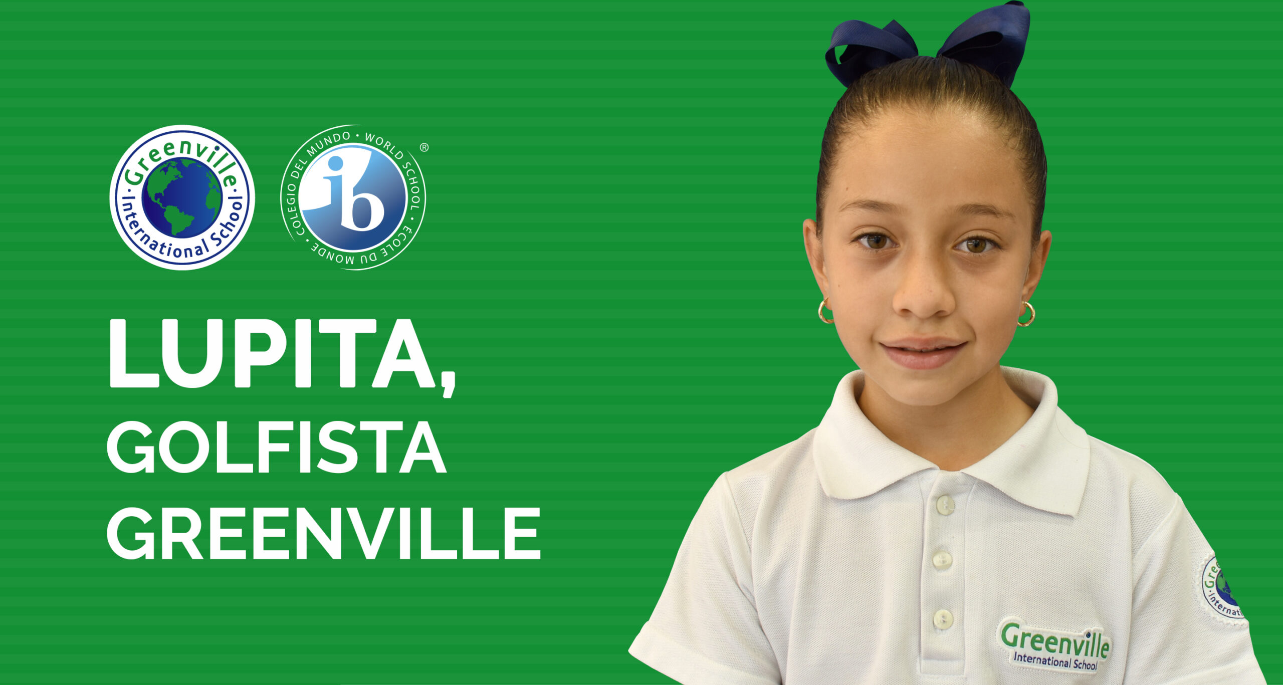 Lupita Núñez, golfista Greenville